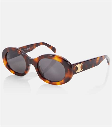 celine triomphe oval sunglasses dupe